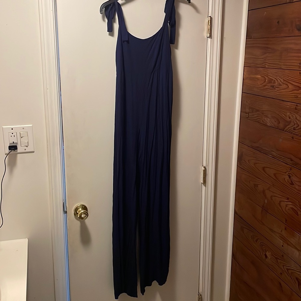 Blue summer jumpsuit